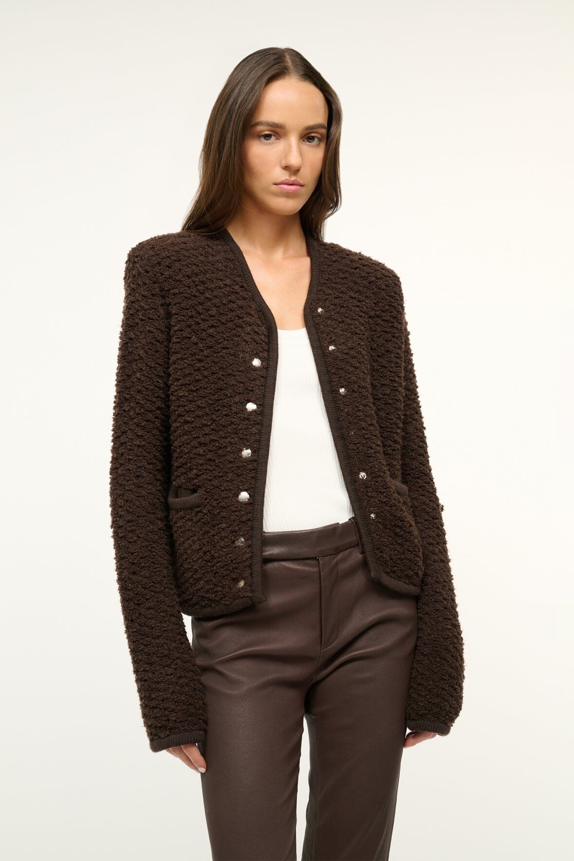 STAUD LISSON JACKET EARTH - 2