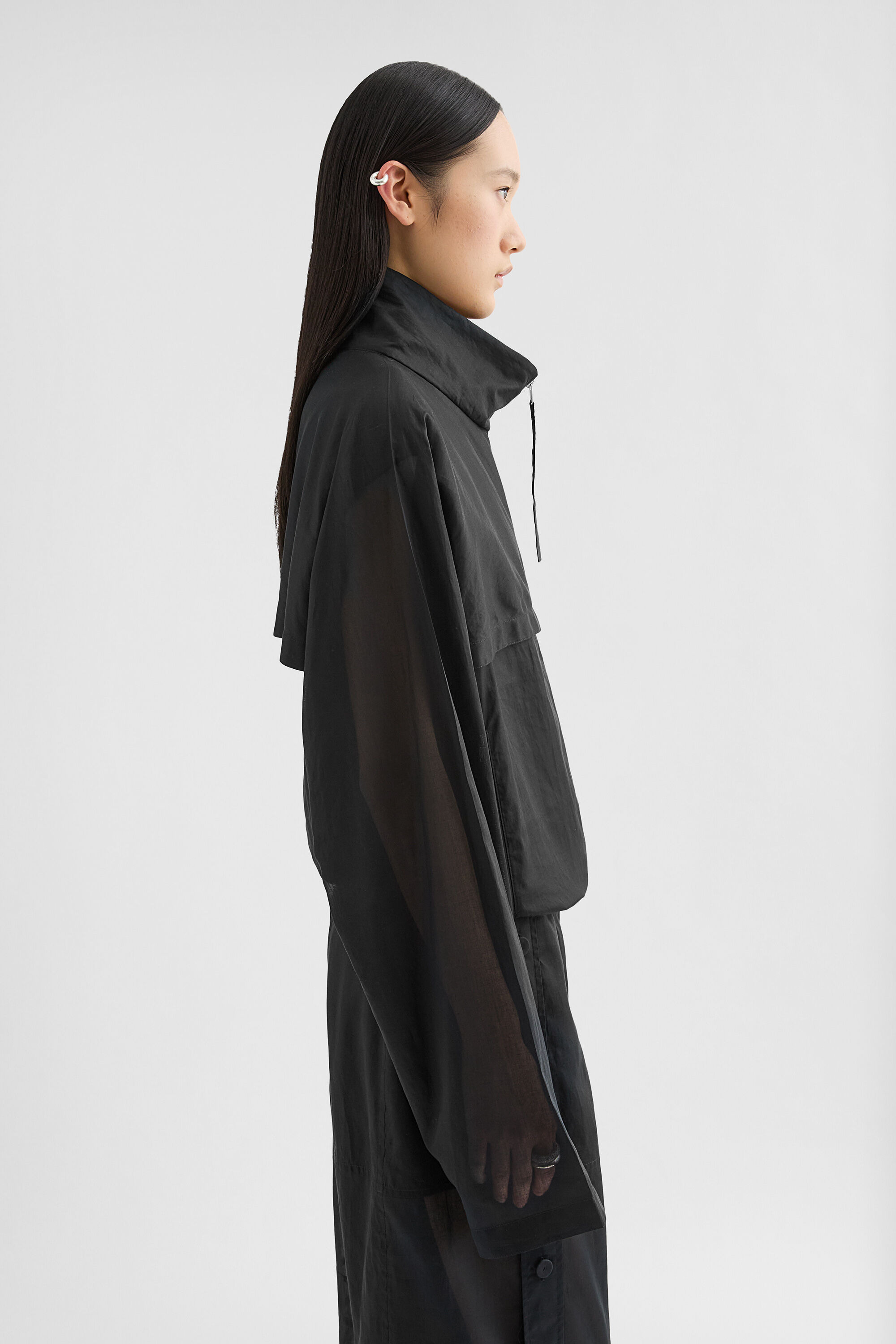 Cotton Muslin Blouson - 4