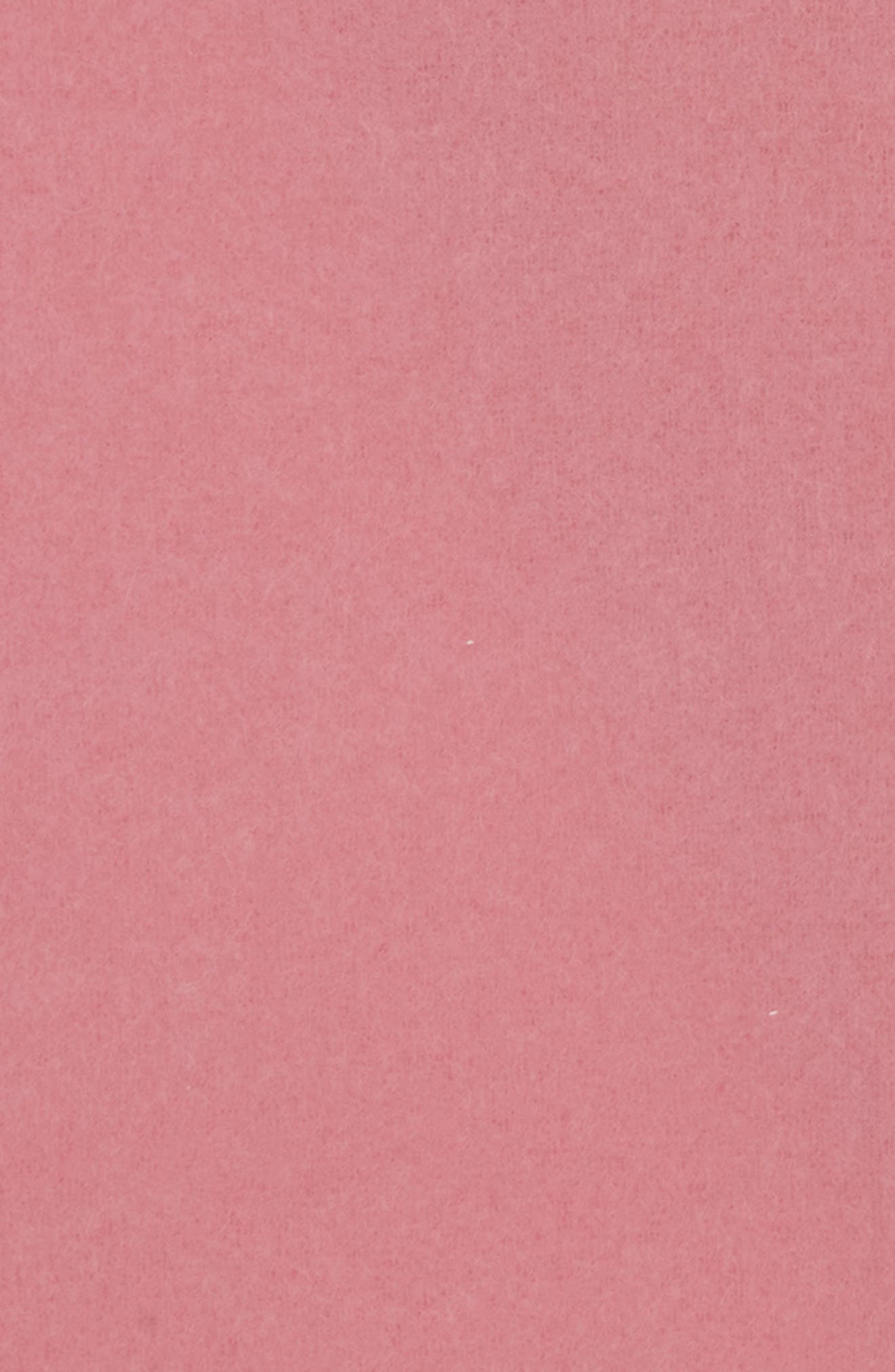 McQueen Solid Alpaca Blend Scarf in Cocktail Pink at Nordstrom - 4