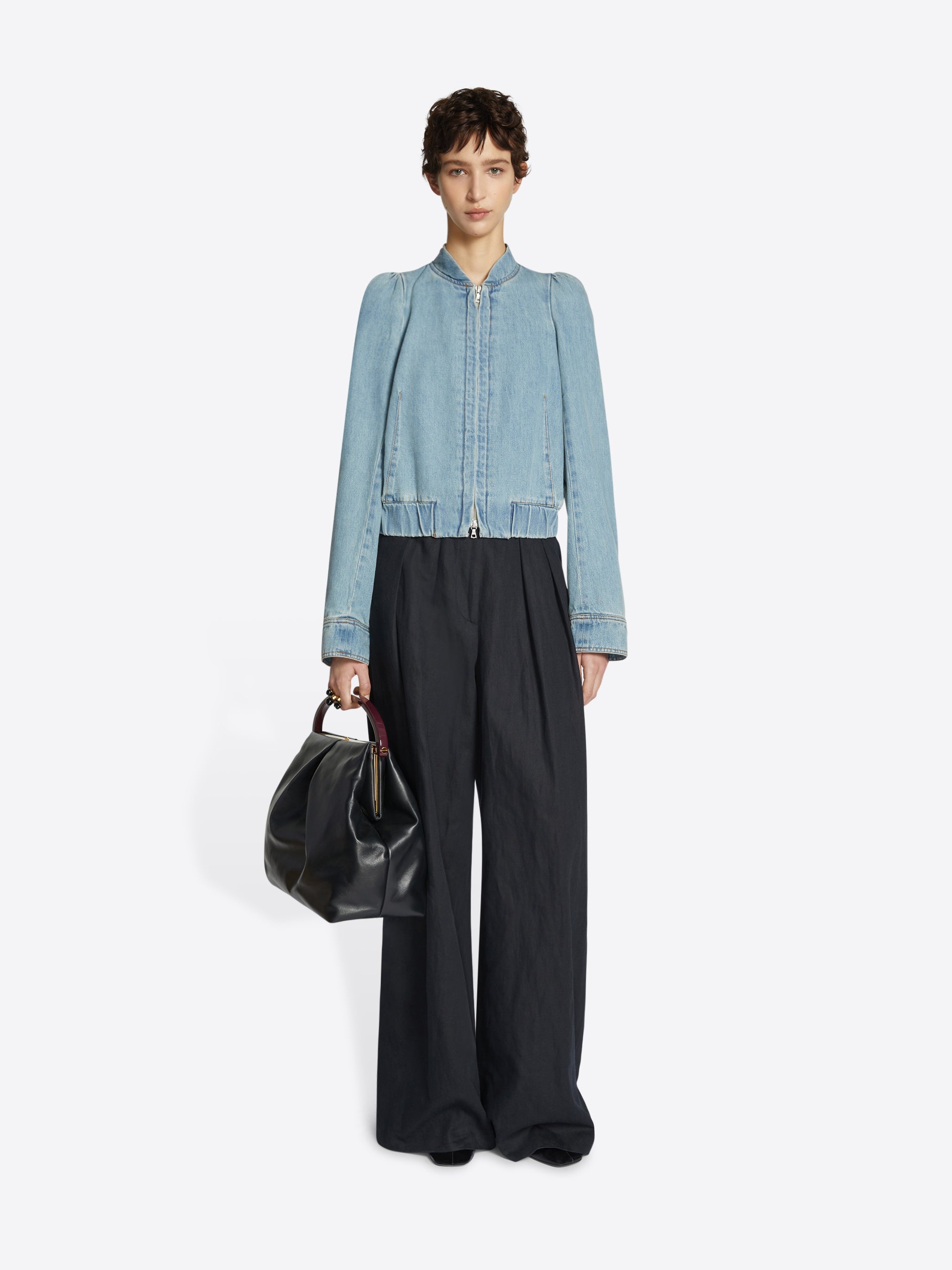 WIDE PLEATED PANTS - 2