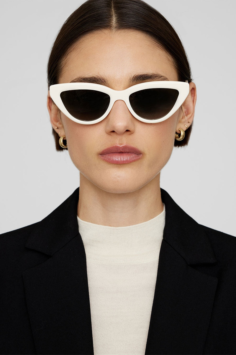 ANINE BING Sedona Sunglasses - Ivory outlook