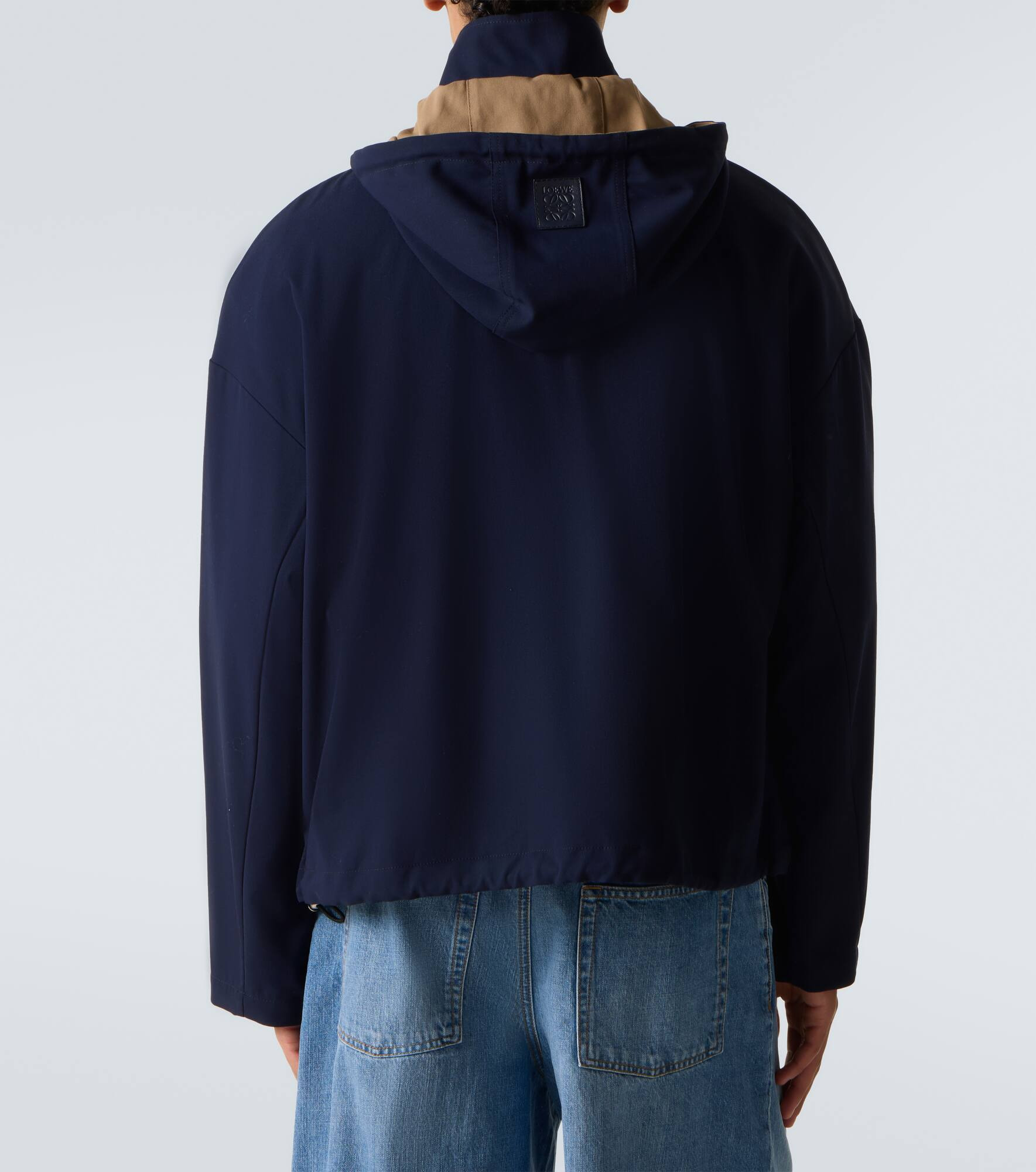 Hooded cotton twill jacket - 4