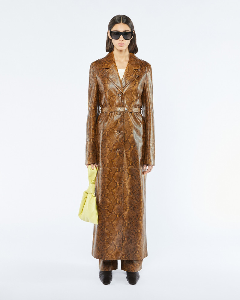 Nanushka IMANI - Single breasted coat - Multi faux animal outlook