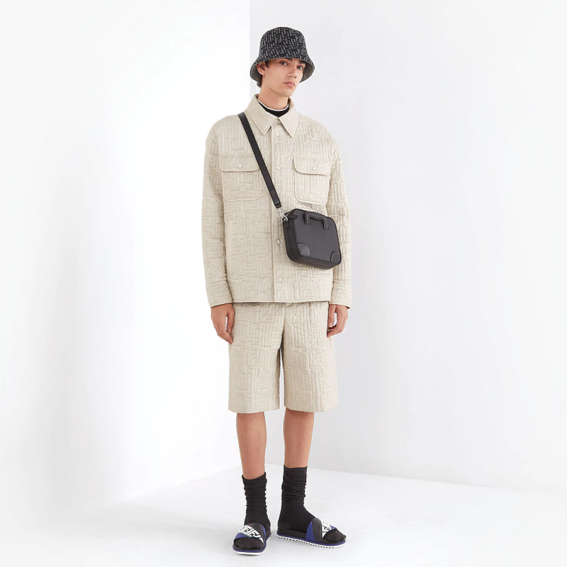 FENDI White nylon pants outlook