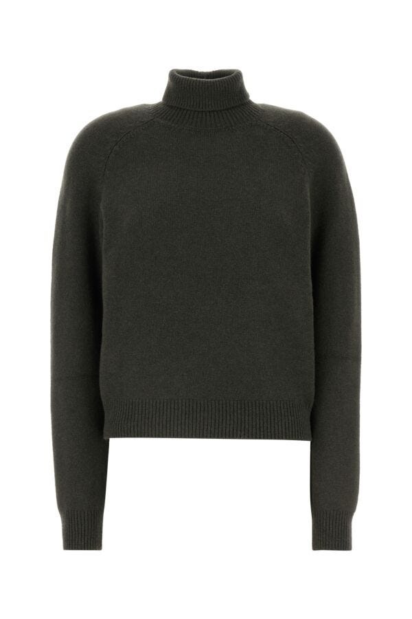 Fendi Woman Dark Green Cashmere Blend Sweater - 1