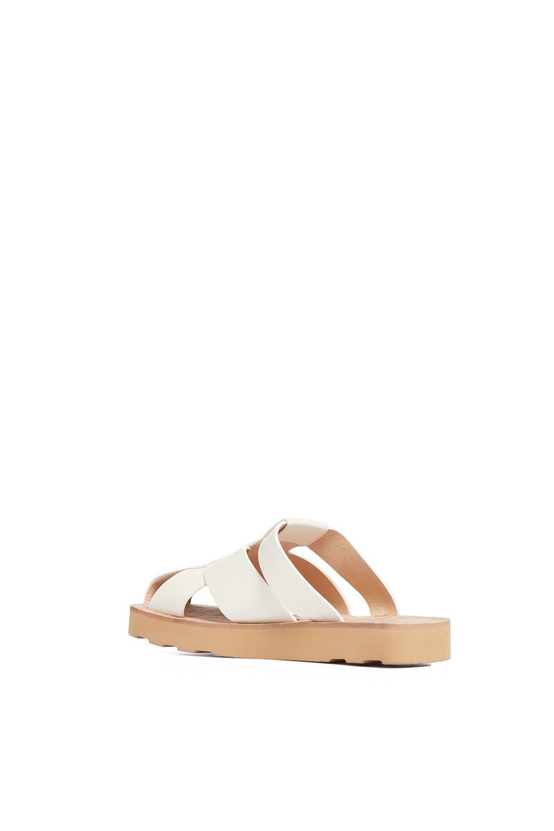 GABRIELA HEARST Phaon Slide Sandal in Cream Leather outlook