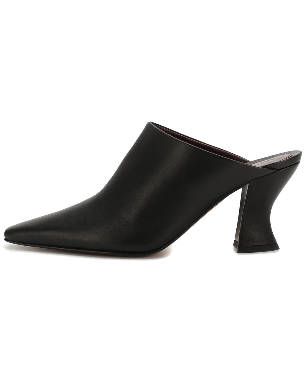 Bottega Veneta Almond Toe Leather Mule - 2