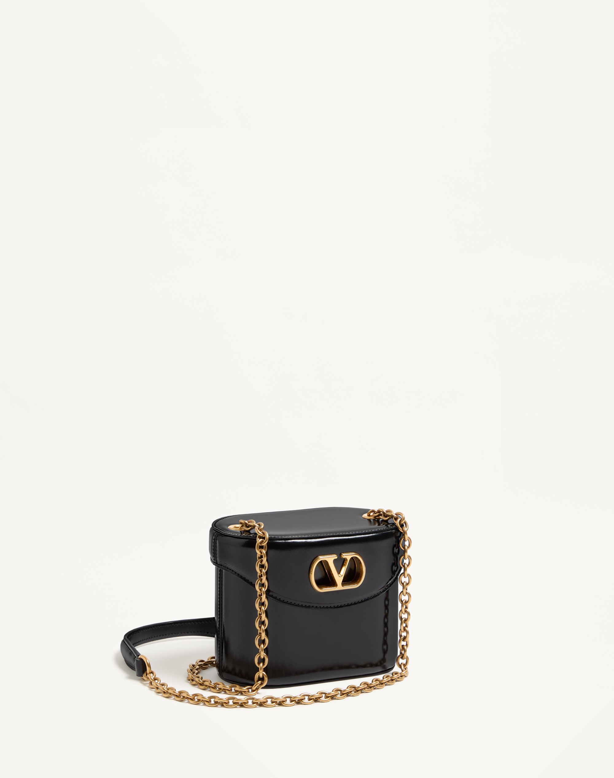 VALENTINO GARAVANI VAIN VANITY BAG IN SHINY CALFSKIN - 3
