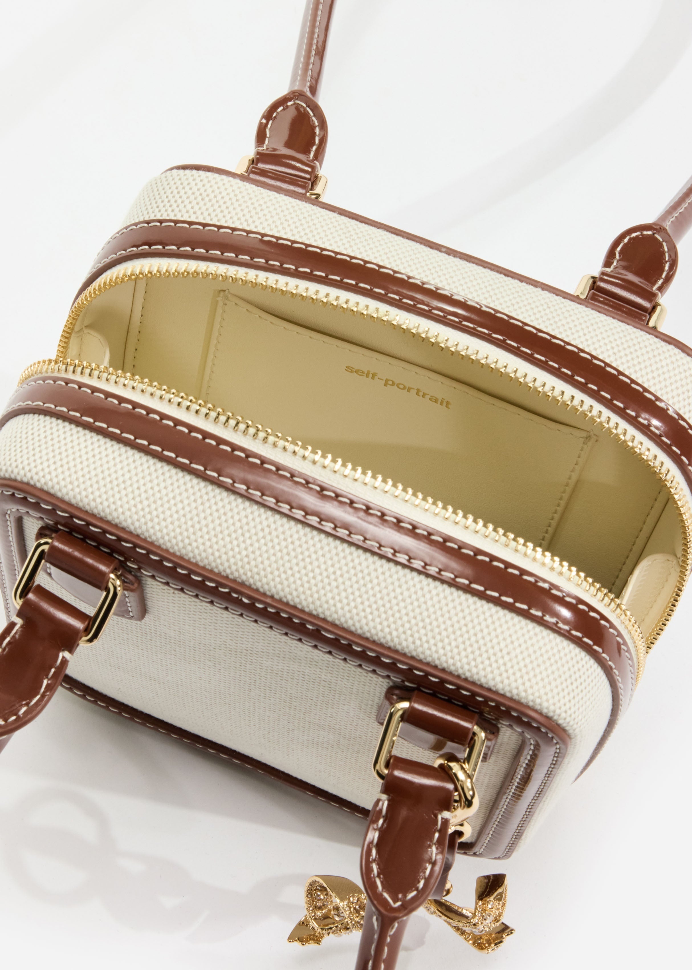 Canvas Square Shoulder Bag - 4