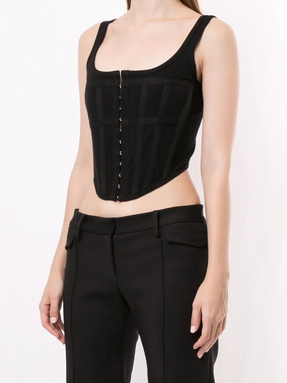 cropped corset top - 3