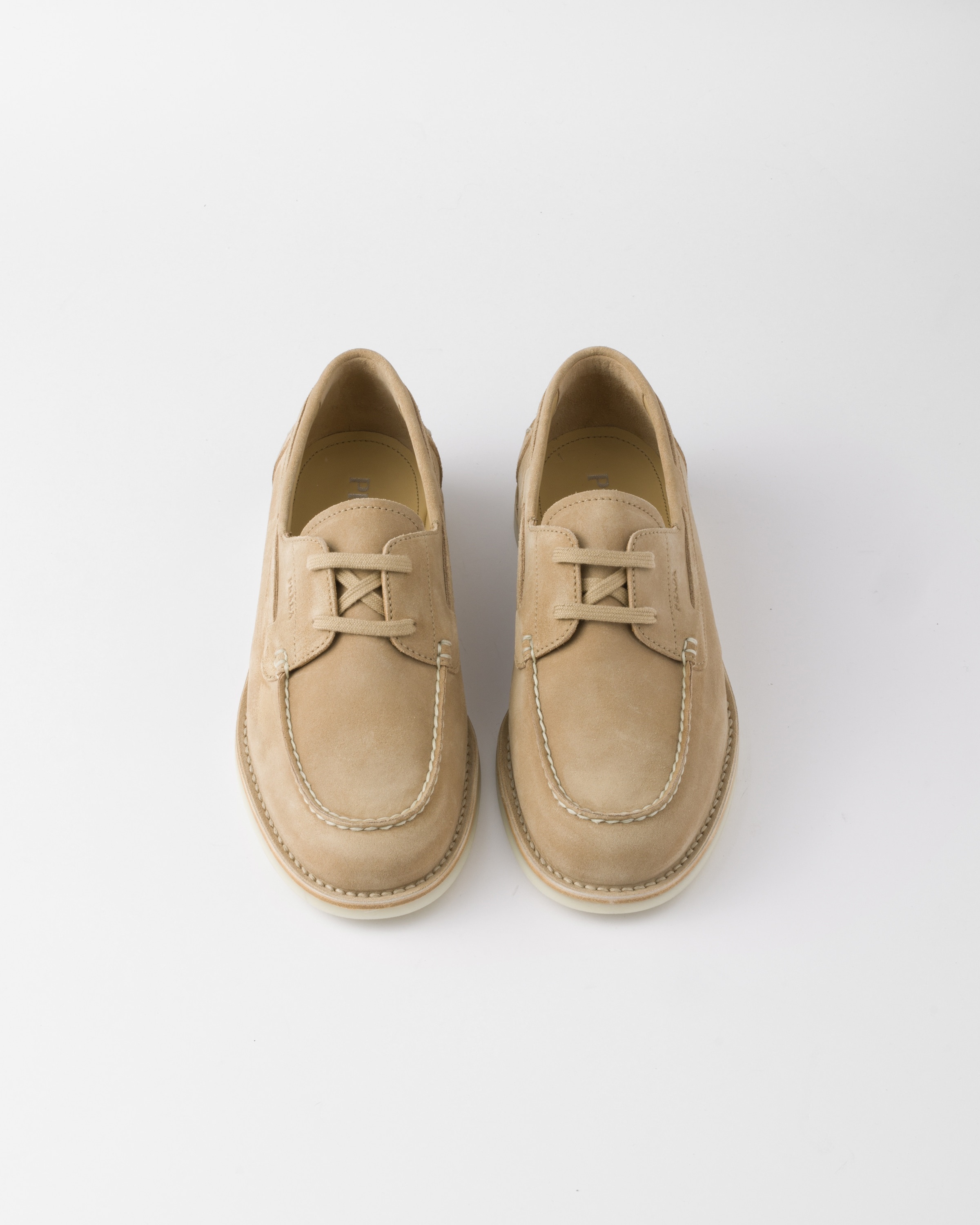 Bleached suede loafers - 3