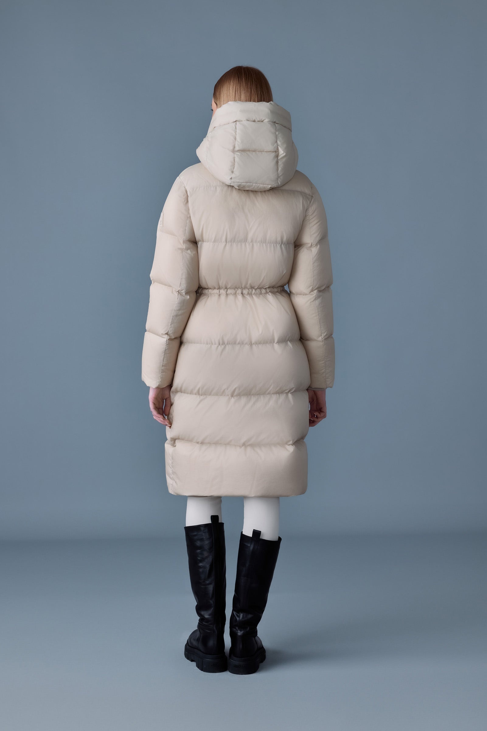ISHANI-SW Softwash long down coat with hood - 4