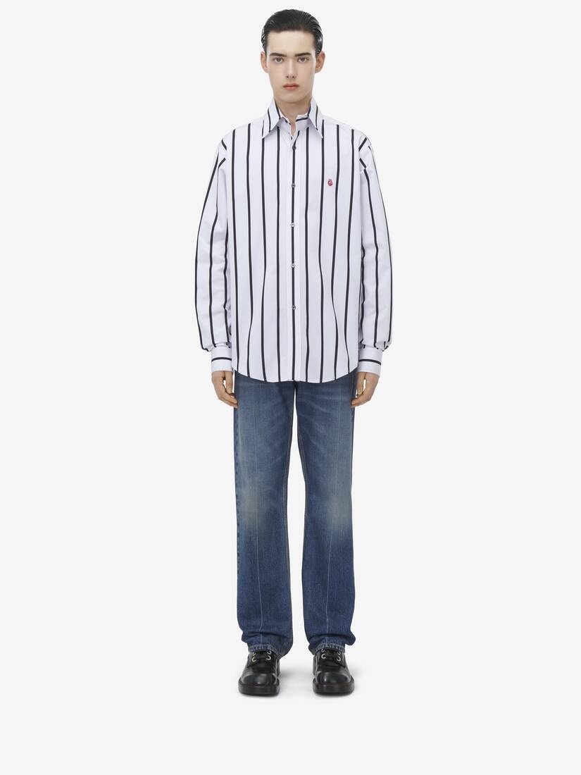 Skull Striped Shirt - 3