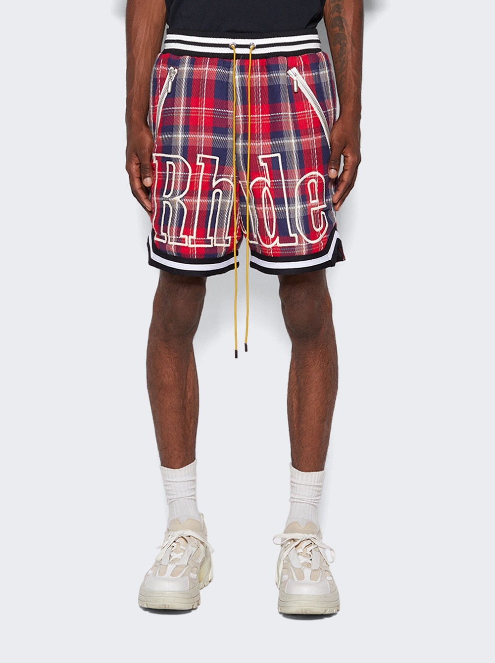 Flannel Court Logo Shorts Multicolor - 3