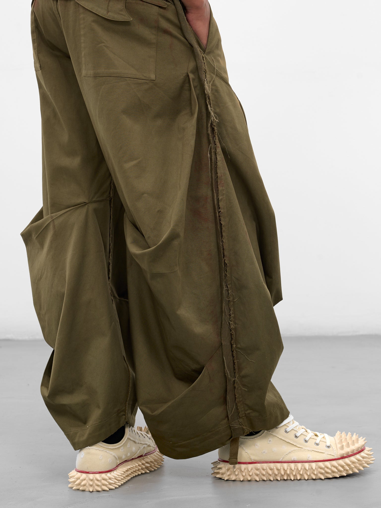 Khaki Twill Mountain Descent Pants - 5