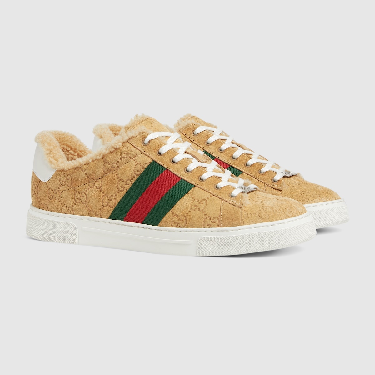 【GUCCI】SNEAKER LEATHER, R.S SUEDE◆785452AADHW Women's Gucci Re-Web sneaker in Original GG canvas | GUCCI® US