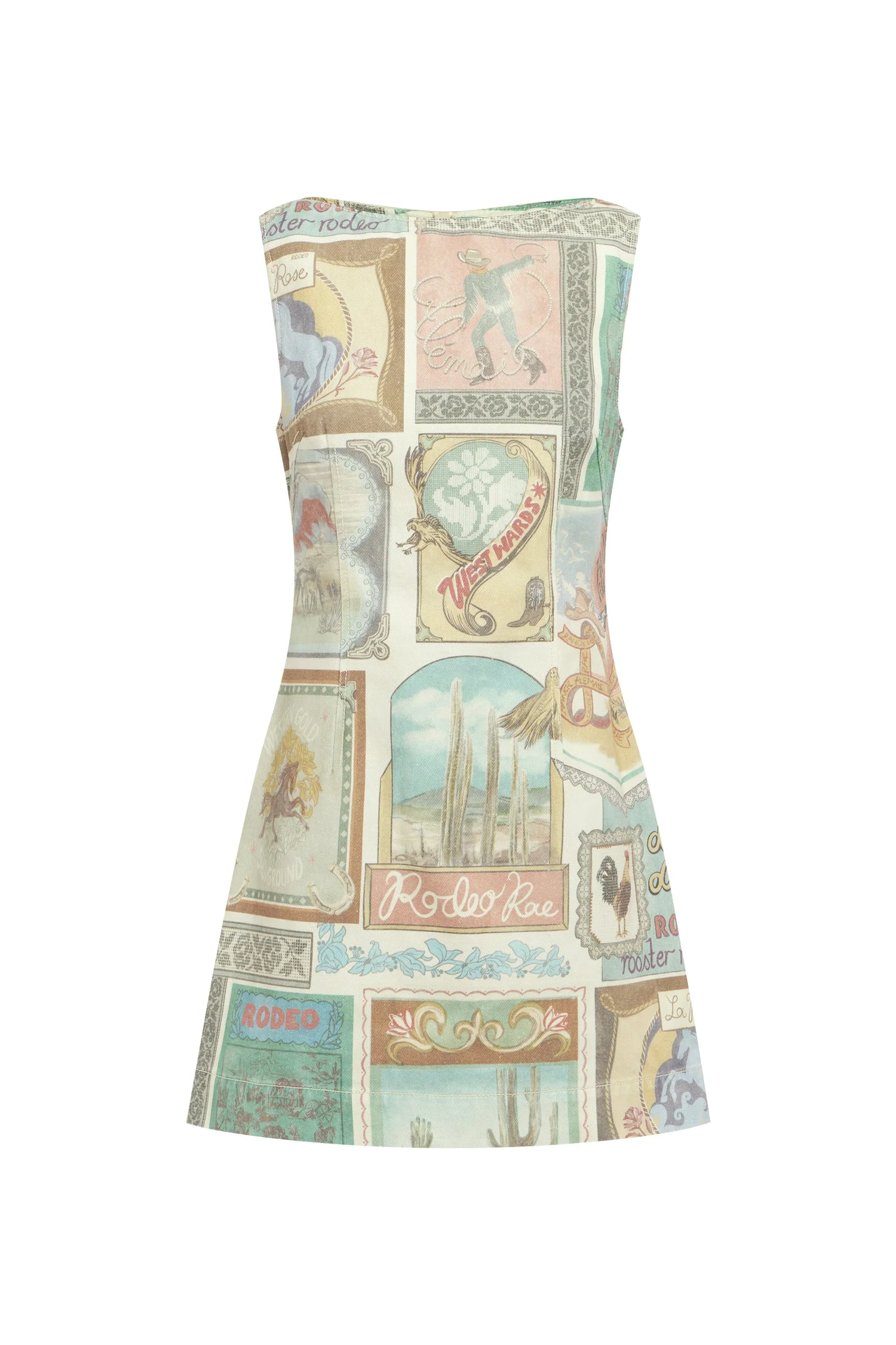 Andie Denim Mini Dress - 1