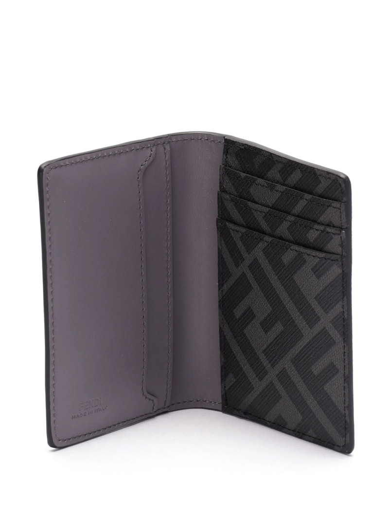FENDI FF Logo-plaque Leather Wallet outlook