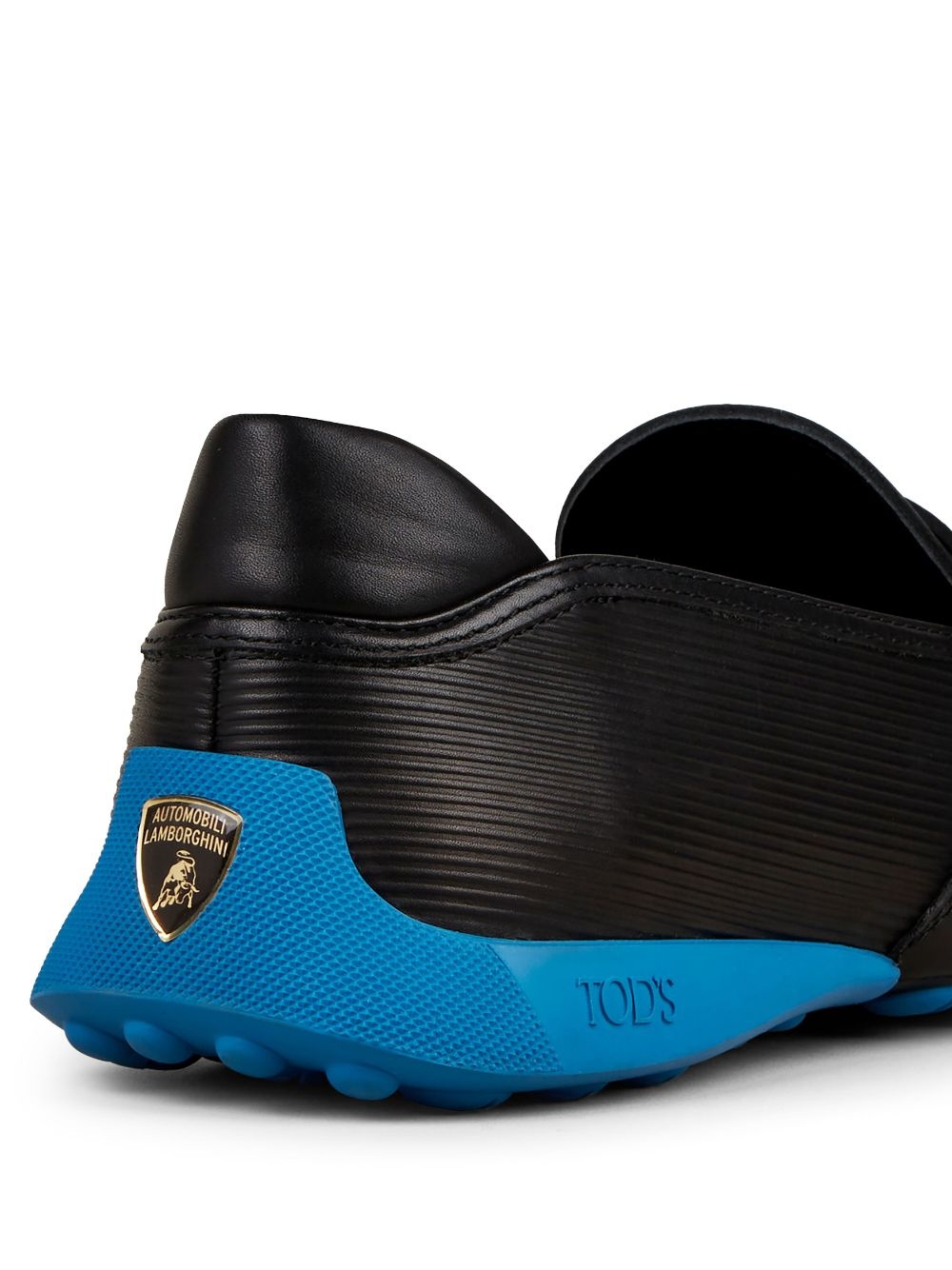 Automobili Lamborghini slip-on leather driving shoes - 5