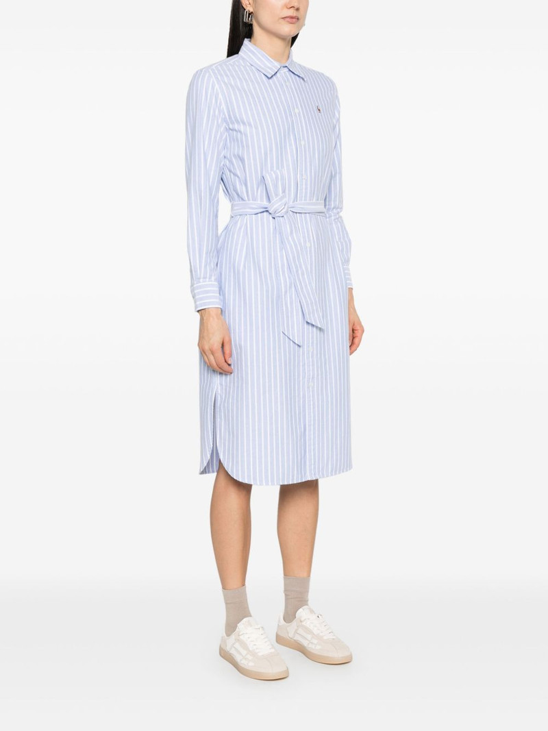 striped cotton midi dress 3