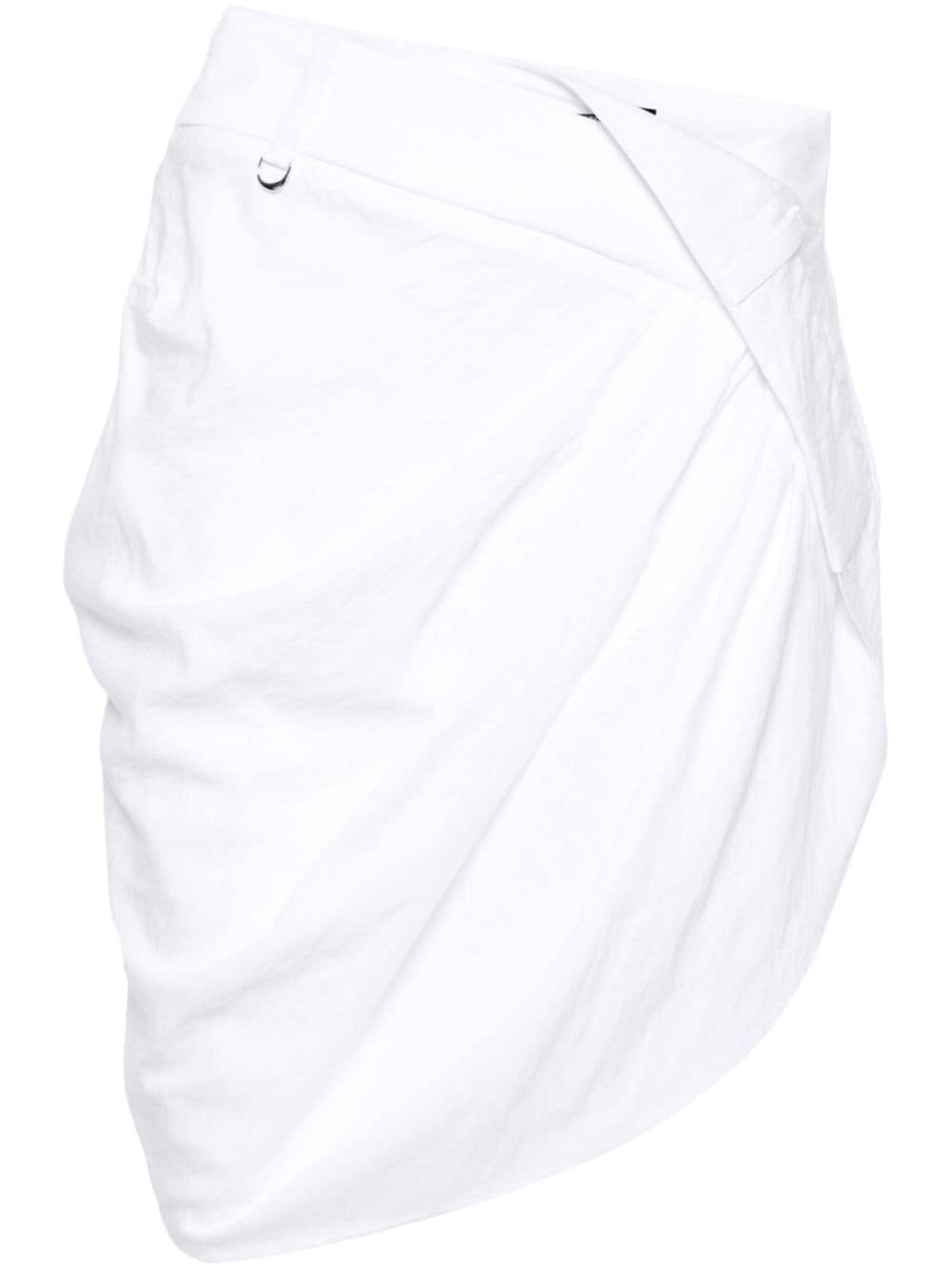 La Mini Jupe Saudade draped skirt - 1