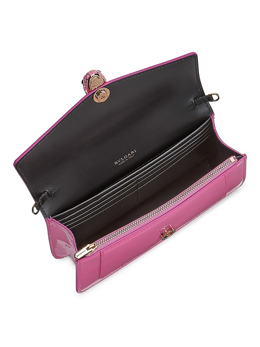 Serpenti Forever Leather Chain Pochette Bag 3
