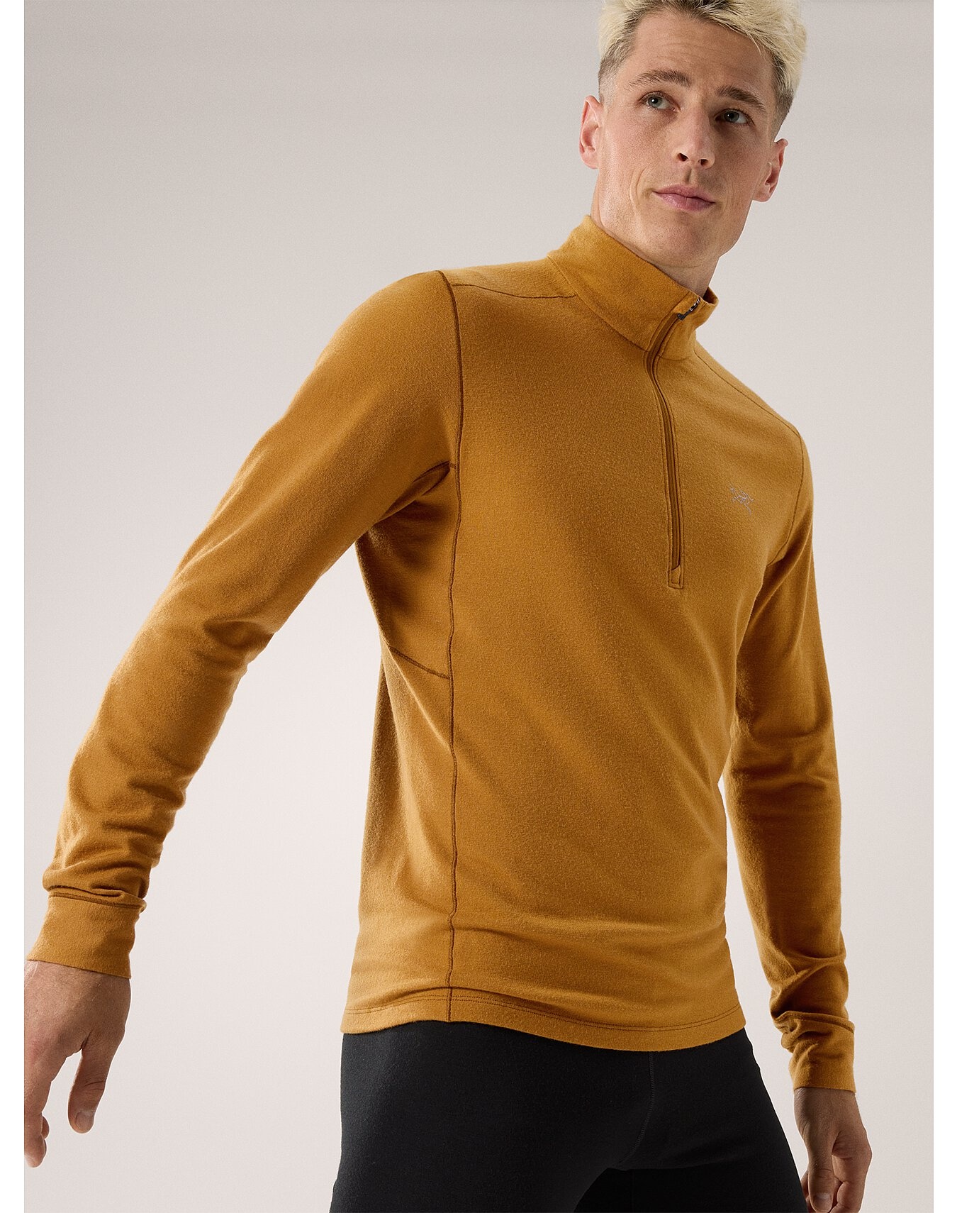 Rho Merino Wool Zip Neck - 3