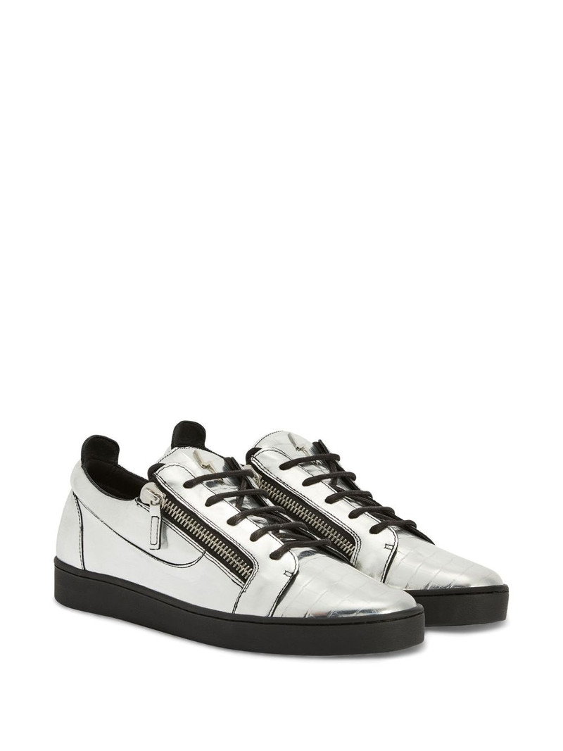 Giuseppe Zanotti Frankie metallic sneakers outlook