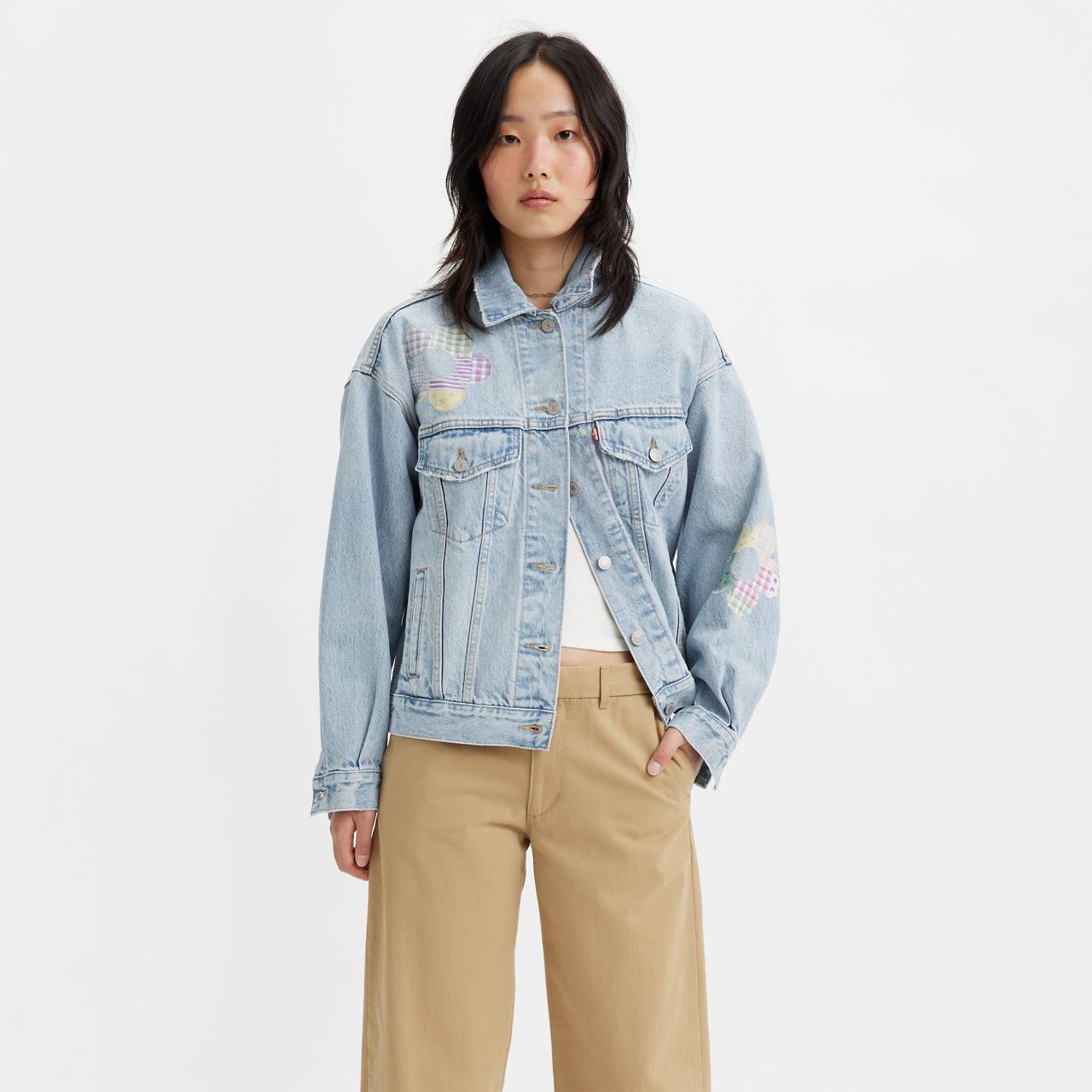 90S PATCHWORK TRUCKER JACKET - 2
