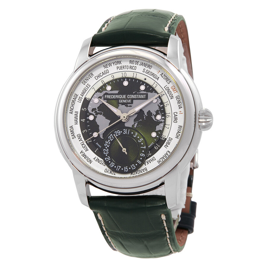 Frederique Constant - Frederique Constant Limited Edition Manufacture Worldtimer Automatic Men's Watch FC-718KWM4H6 - 1