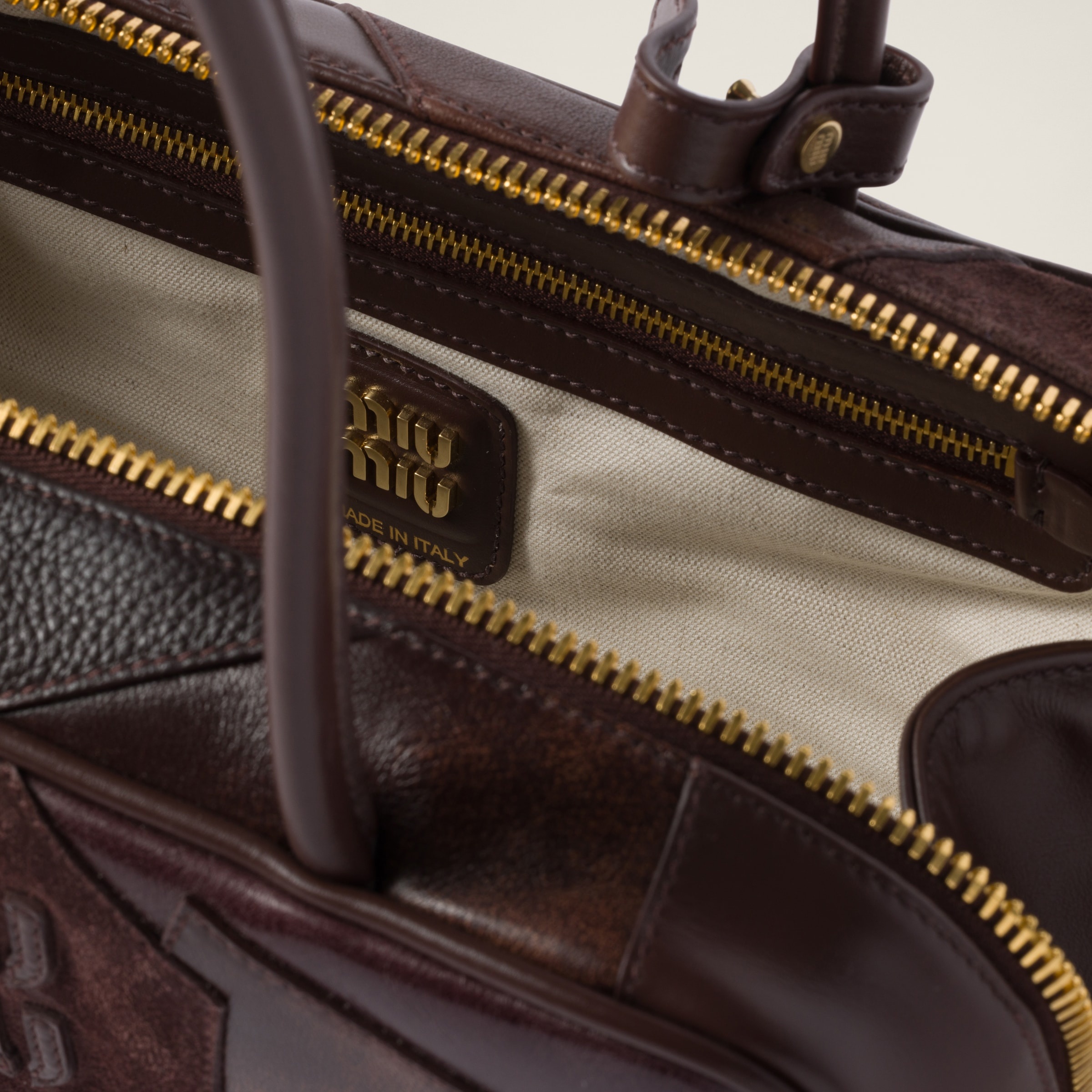 Beau  leather patchwork bag - 6