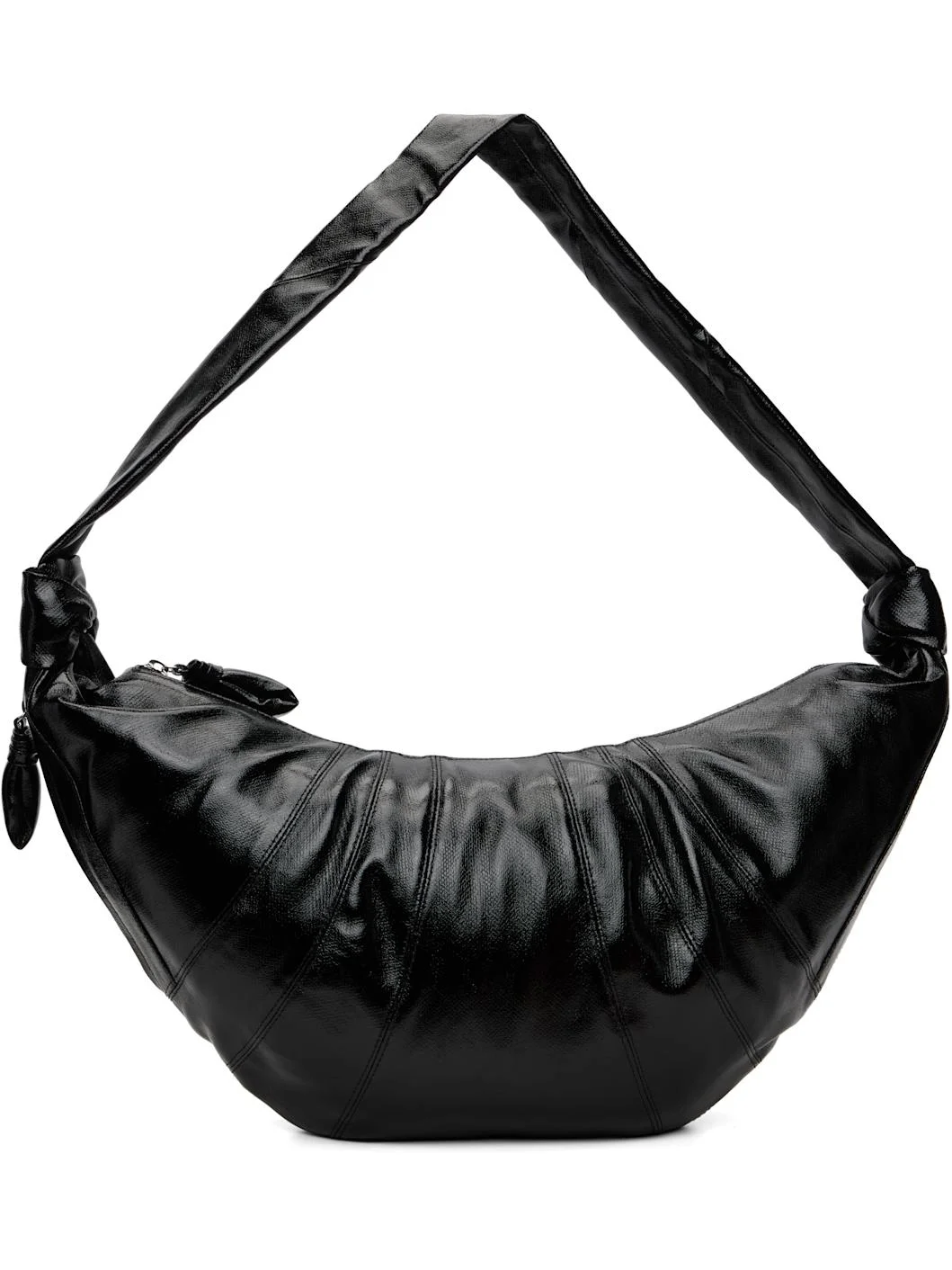 Black Large Croissant Bag - 1
