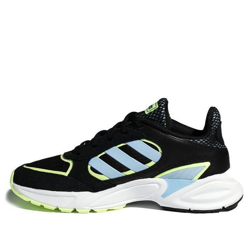(WMNS) adidas neo 90s Valasion Black/Blue/Green FU9403 - 1