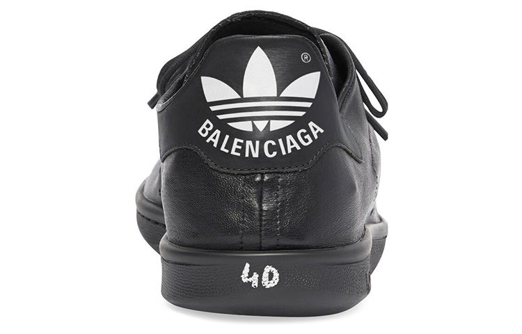 Balenciaga x adidas originals Stan Smith Sneakers 'Black' 721835WBDV31000 - 6