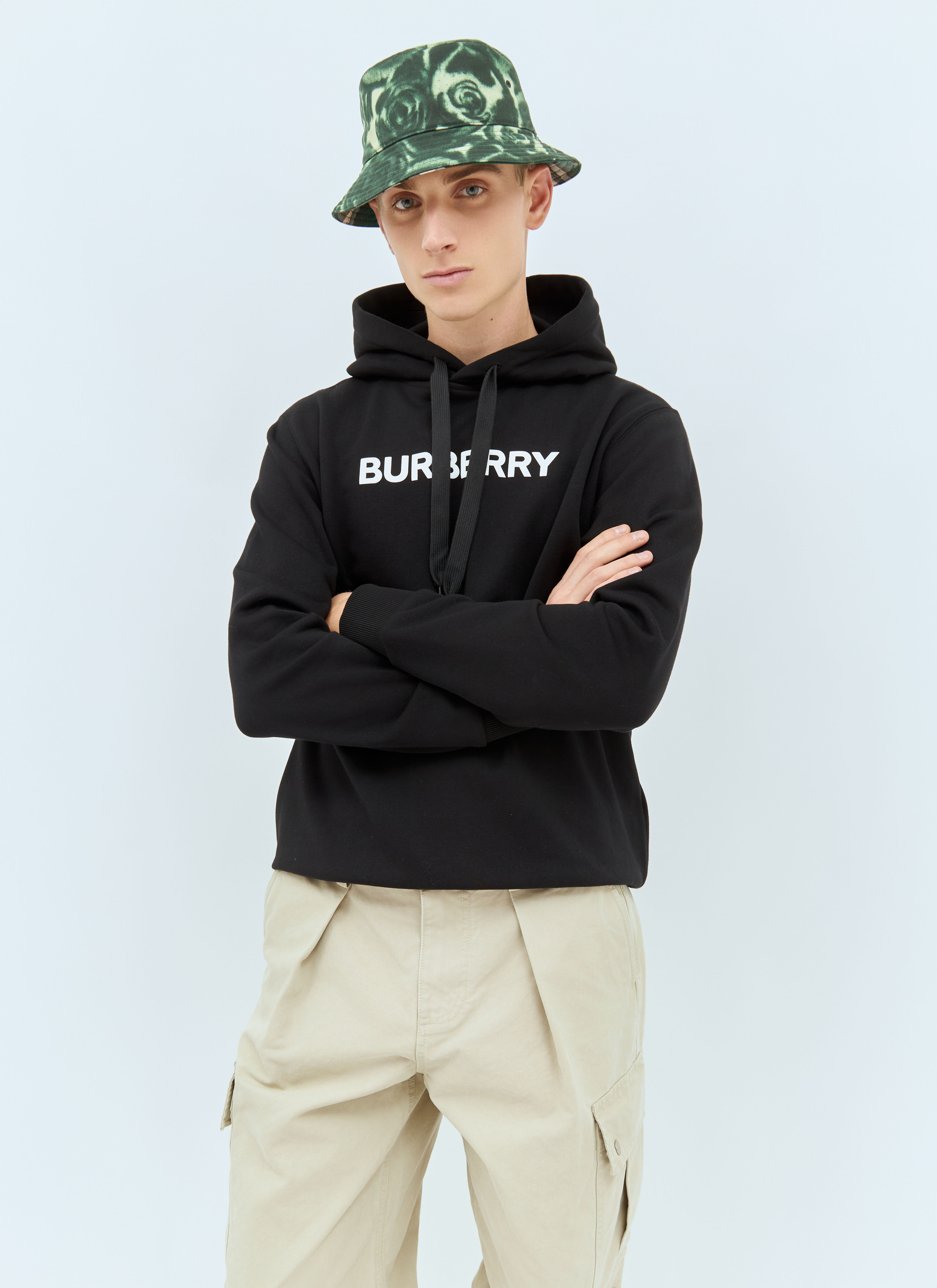 Rose Print Wax Bucket Hat - 2