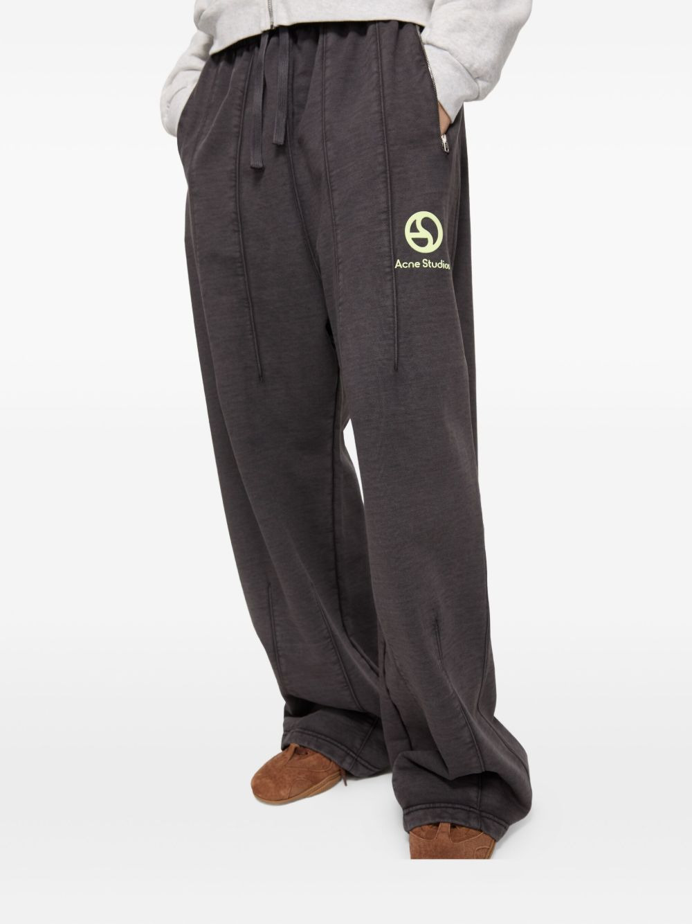 logo-print elasticated-waist trousers - 5