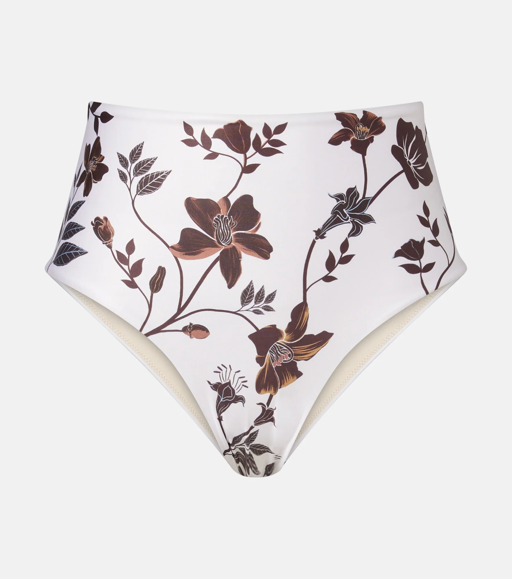 Magenta floral bikini bottoms - 1