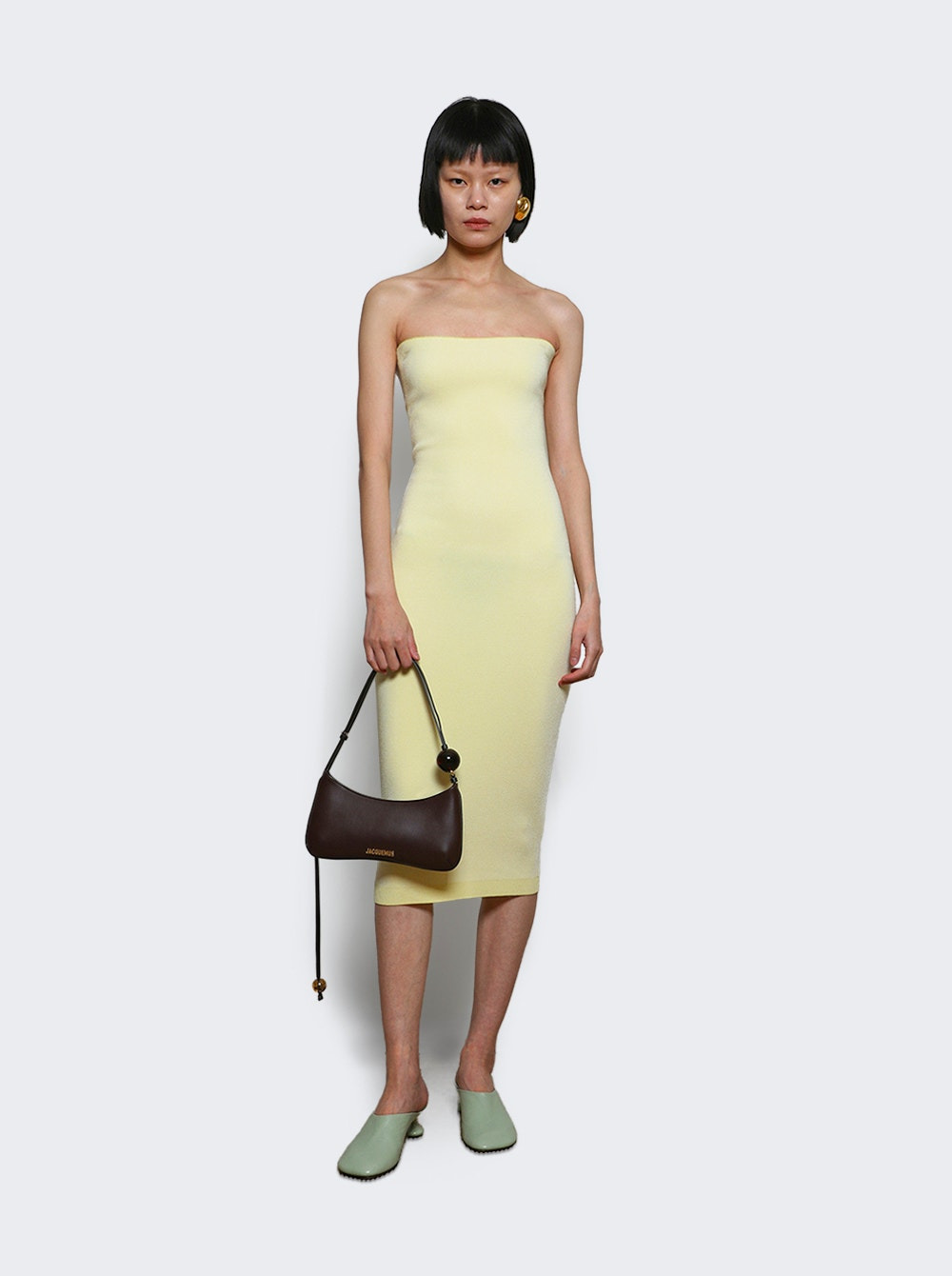 La Robe Maille Sera Pale Yellow - 2