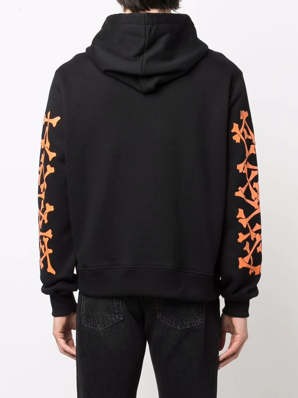 Bones logo-print hoodie - 4