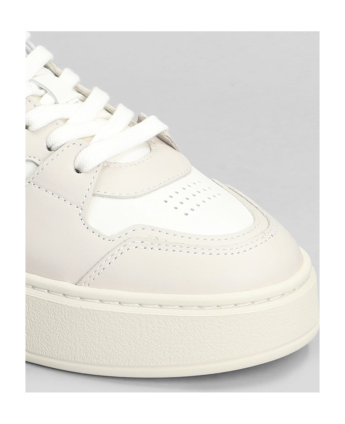 Orbit Neo Sneakers In Grey Leather - 5