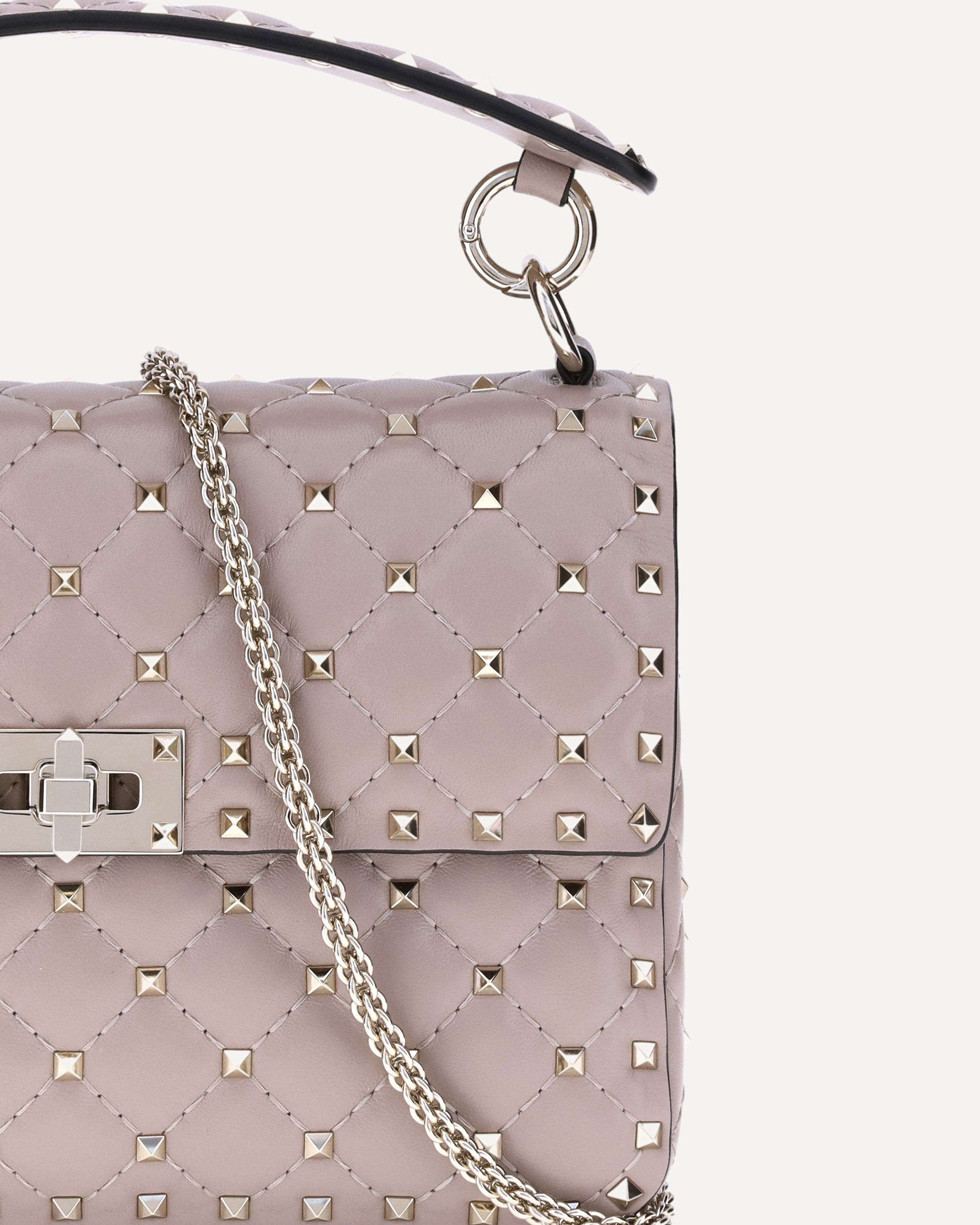 Medium Rockstud Spike Shoulder Bag - 4