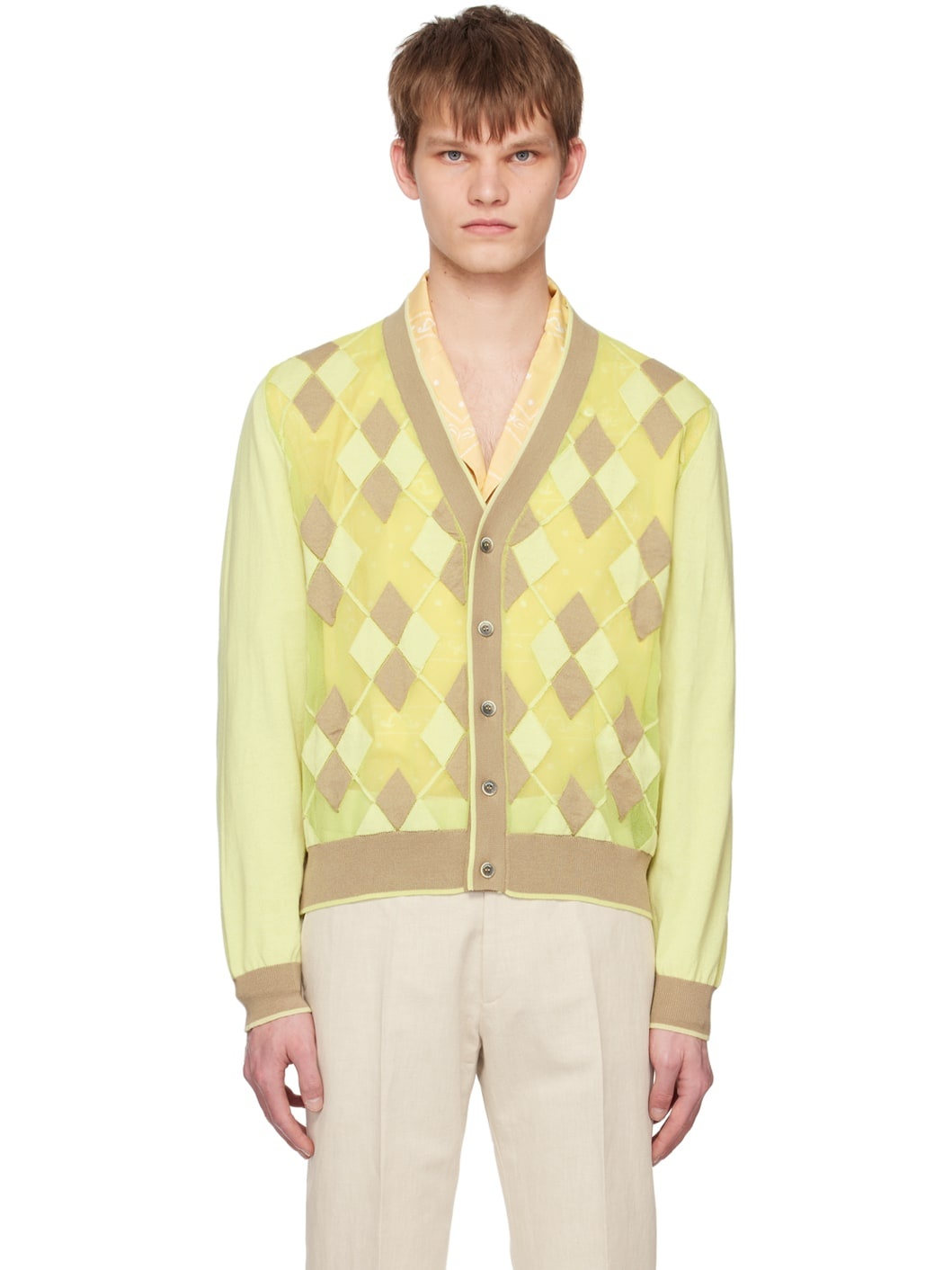Green Le Raphia 'Le Cardigan Toledo' Cardigan - 1