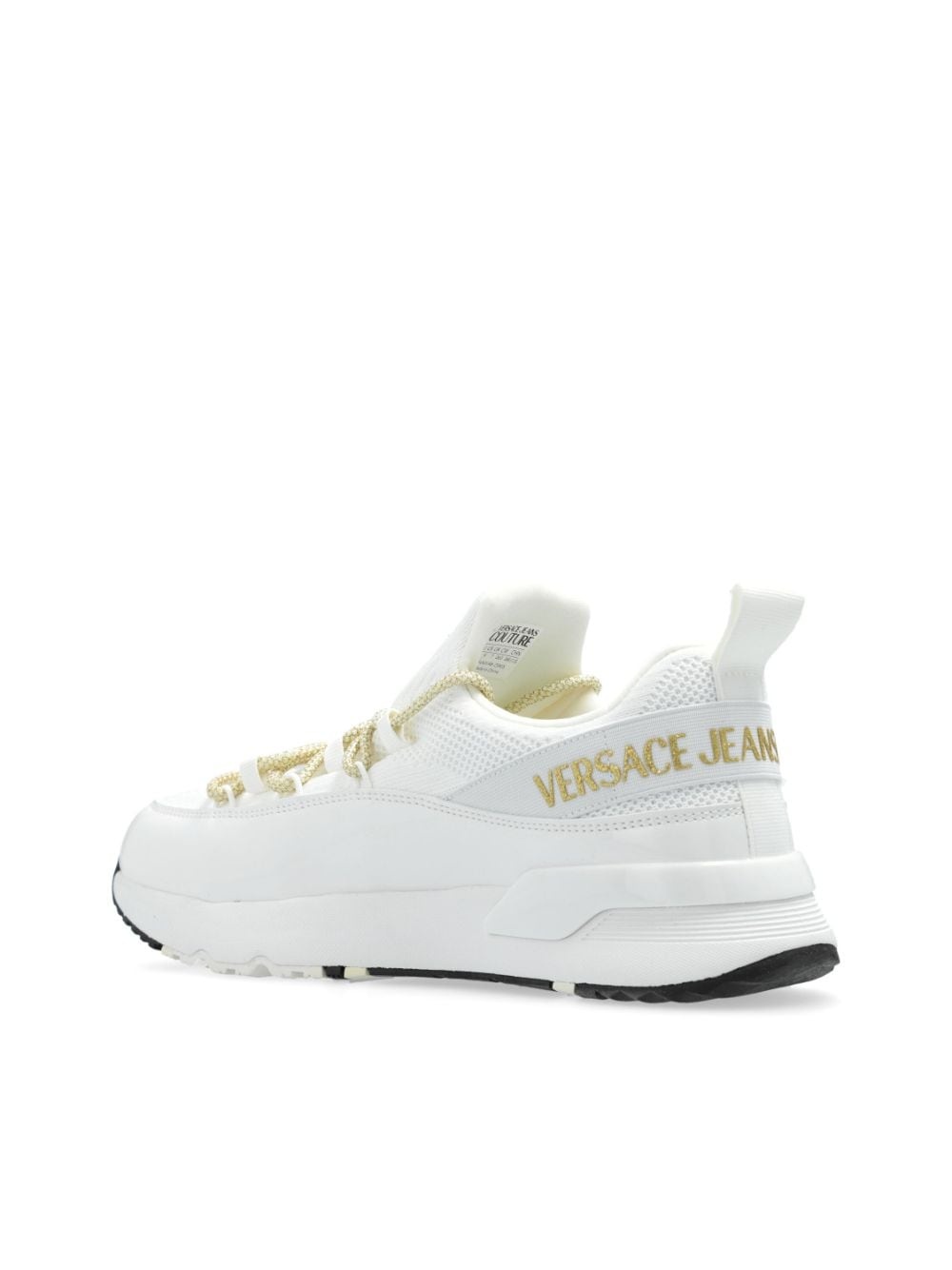 Dynamic logo-print leather sneakers - 5