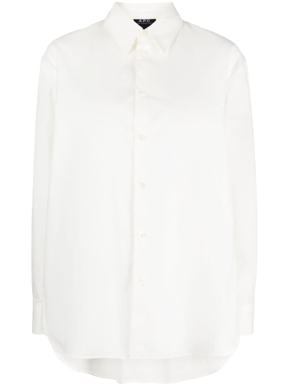 cotton-poplin shirt - 1