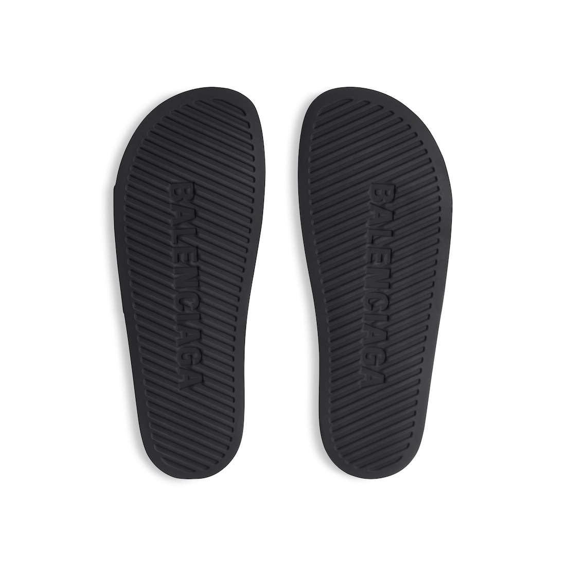 Men's Pool Slide Sandal in Black/red - 7