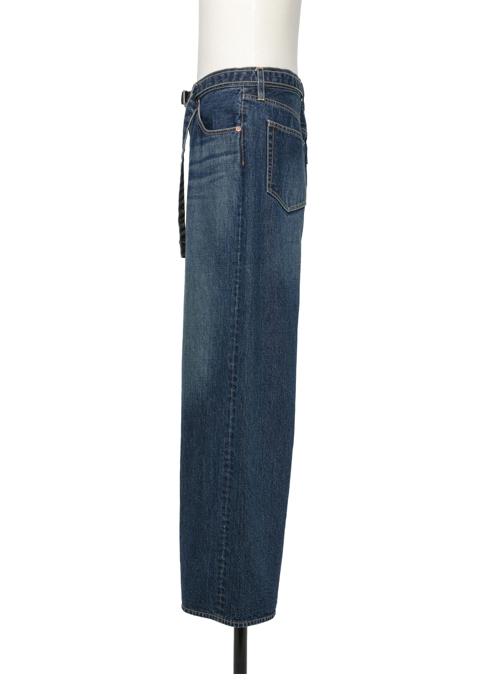 Wide Denim Pants - 2