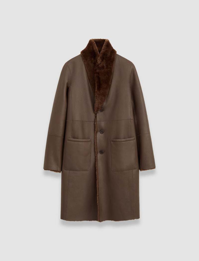 Reversible Shearling Britanny Coat 1