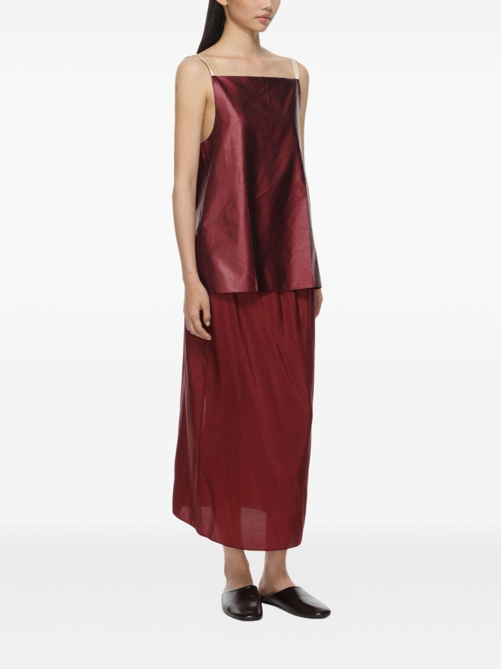 satin tank top - 3