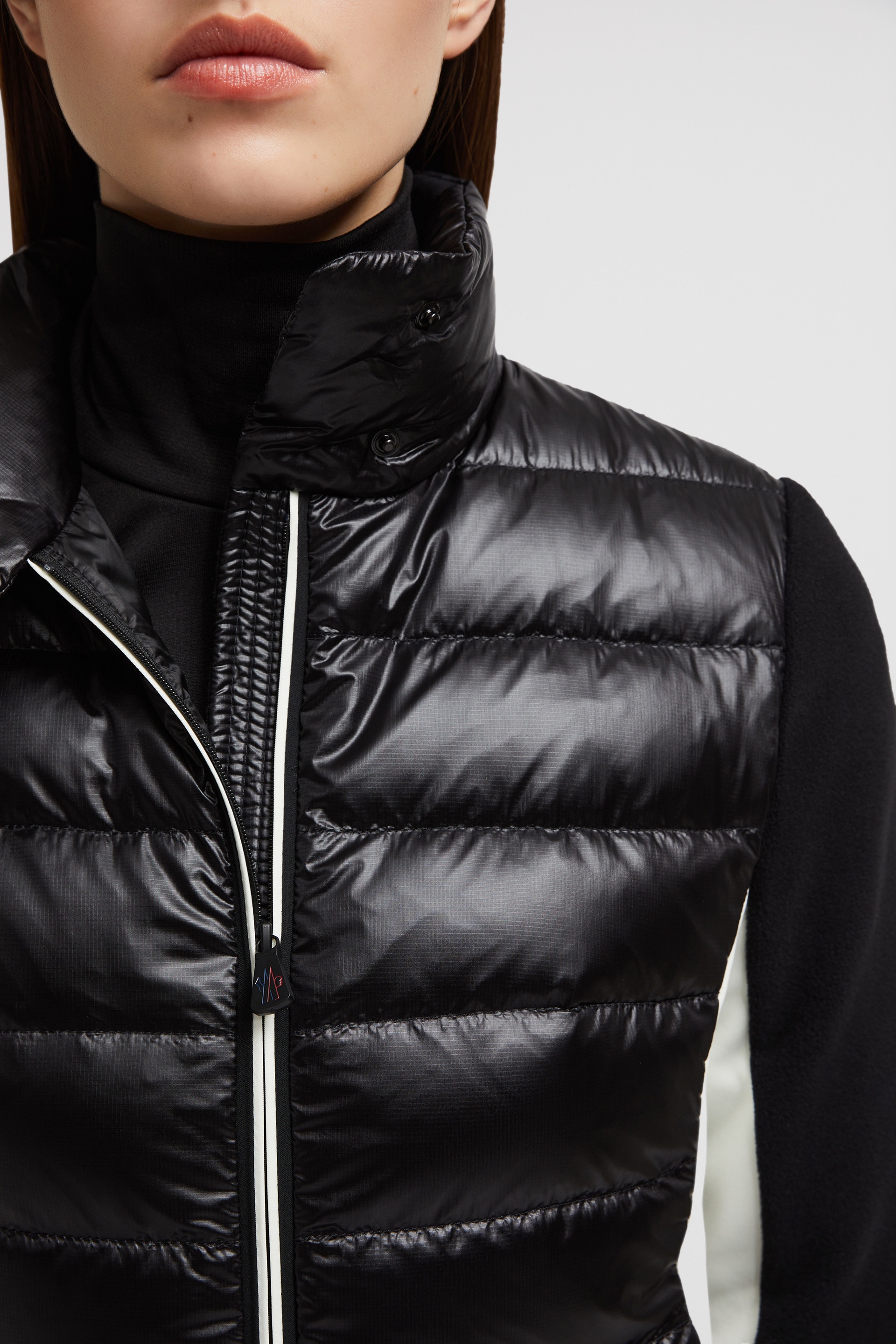 Padded Zip-Up Sweatshirt - 7