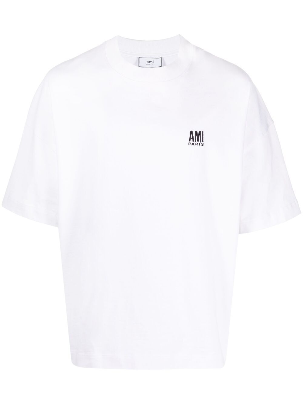 embroidered logo cotton T-shirt - 1